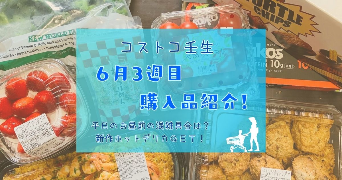 コストコ壬生6月3週目購入紹介　アイキャッチ